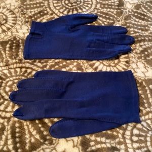 Vintage Navy Ladies Gloves 1960s MAD MEN